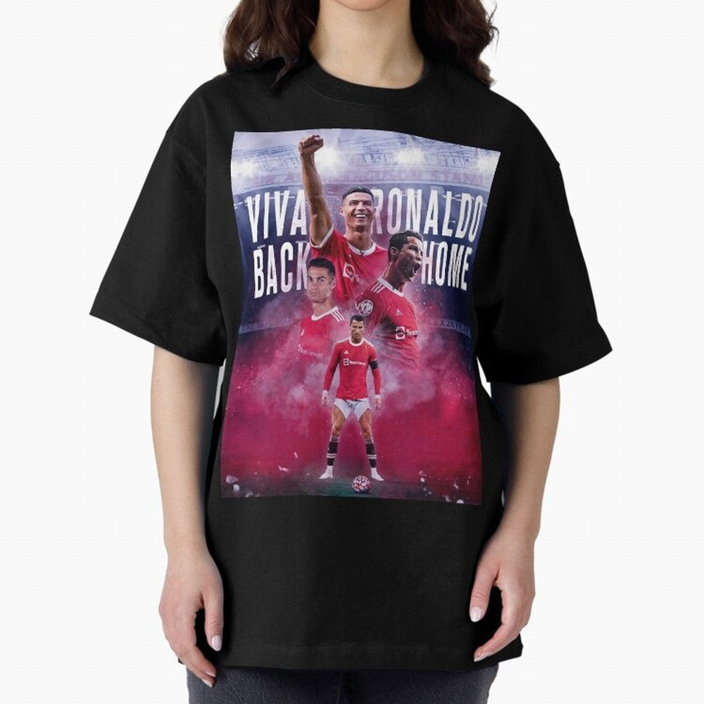Cristiano Ronaldo Cr7 The Legend Of Manchester United , Ronaldo Gifts, Ronaldo Best Selling , Ronald Oversized T-Shirt Turn Football Passion into FIFA World Cup 2026 USA Canada Mexico Spirit, with Brazil, Portugal and Argentina, Haaland, Stadium