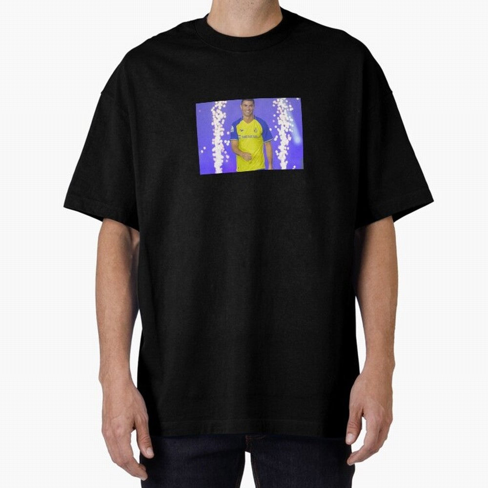 CRISTIANO RONALDO AL NASSR Oversized T-Shirt Turn Every Weekend Toward Global Football Passion for FIFA World Cup 2026, with Messi and Cristiano Ronaldo, Argentina, Football History, Final Match Energy, Crowd Noise and Once in a Lifetime Moments;