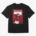Cristiano Ronaldo Oversized T-Shirt Embrace FIFA World Cup 2026 with Mbappe and Neymar, Spain Energy, Sports Nostalgia, International Competition, Famous Players and Unforgettable Victories; Made for Collectors Who Enjoy Iconic Players, Country