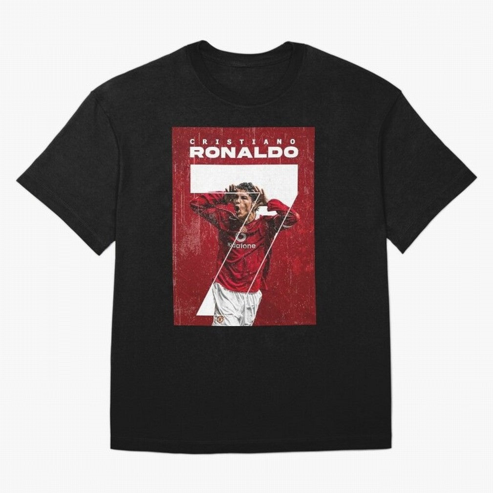 Cristiano Ronaldo Oversized T-Shirt Embrace FIFA World Cup 2026 with Mbappe and Neymar, Spain Energy, Sports Nostalgia, International Competition, Famous Players and Unforgettable Victories; Made for Collectors Who Enjoy Iconic Players, Country