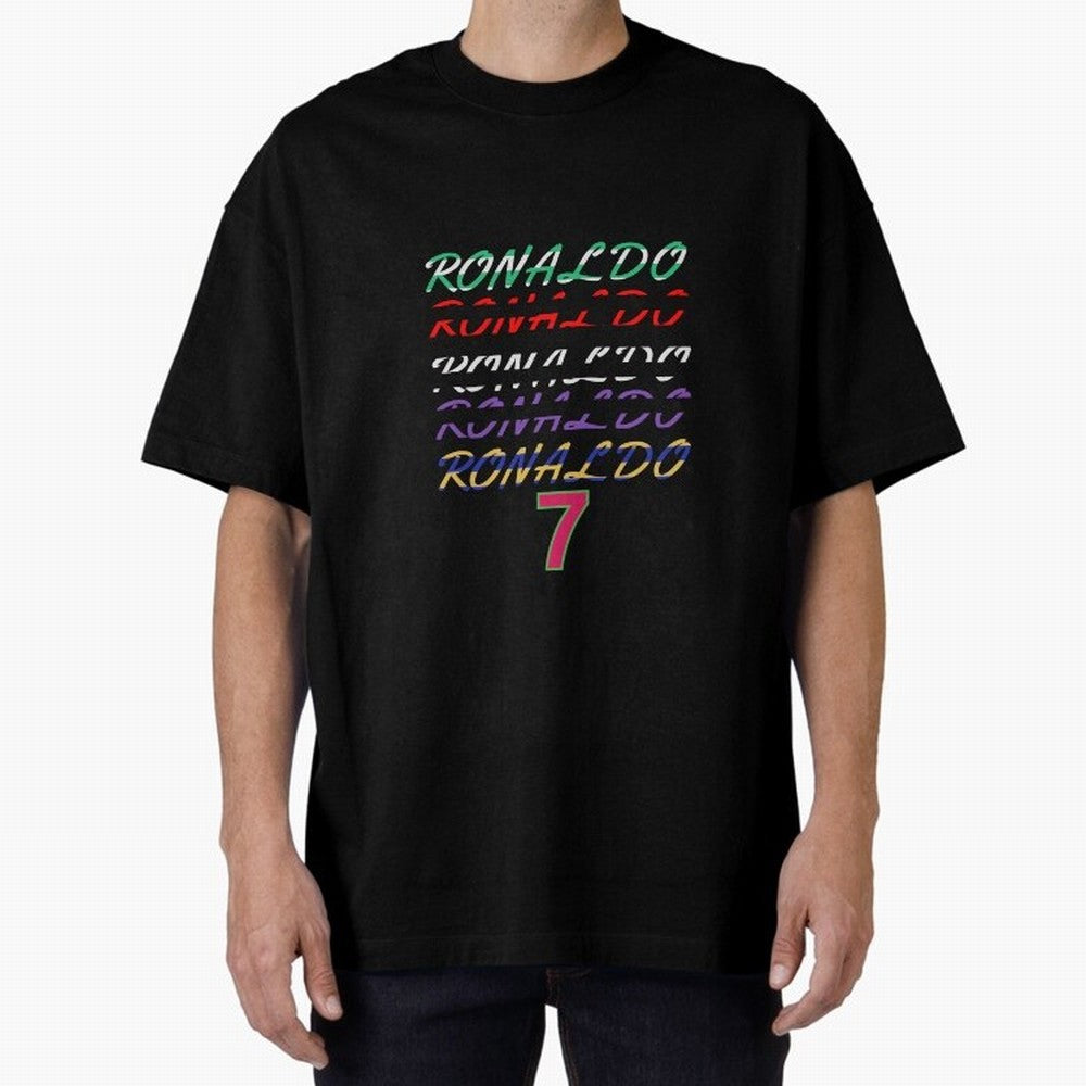 WITH CR7 RONALDO - ALL CAREER Oversized T-Shirt Back Your Heroes with FIFA World Cup 2026 Group Stage for Fans of CR7 and Argentina, Bringing Stadium Memories, Football Loyalty, International Chants and Championship Tradition; Great for Supporters