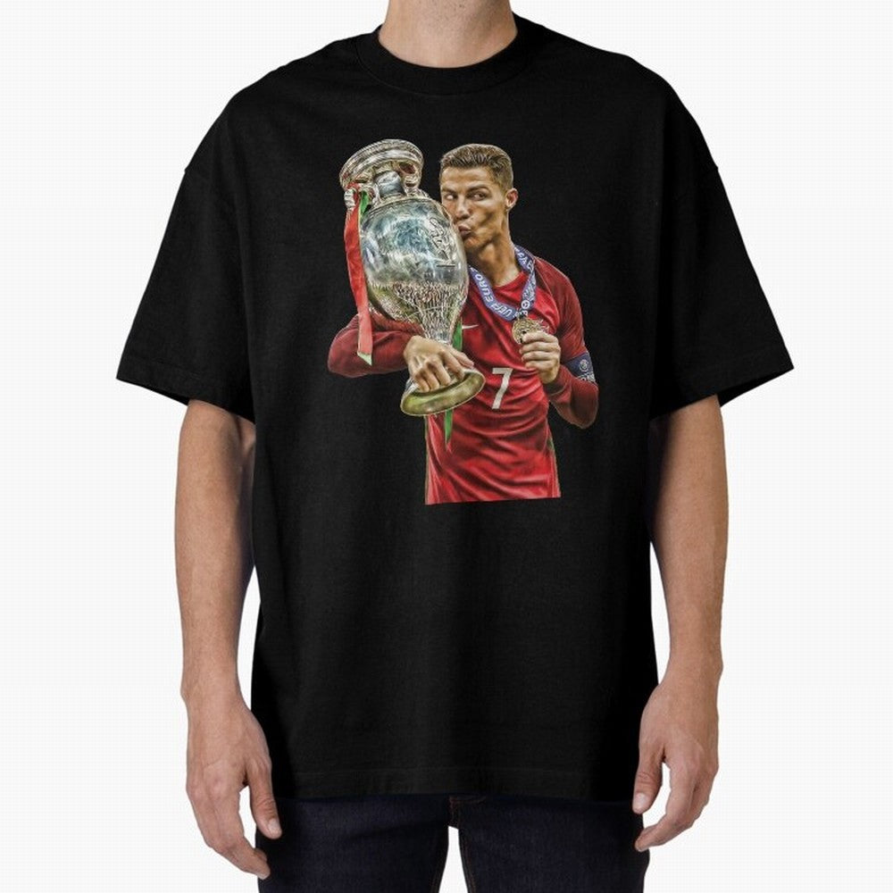 Ronaldo The Lagend Oversized T-Shirt Feel the Roar of Match Day Hype around FIFA World Cup 2026 Group Stage, Cristiano Ronaldo, Haaland and CR7, Portugal, Soccer Culture, Superstar Moments, National Team Dreams and Competitive Fire; Perfect for