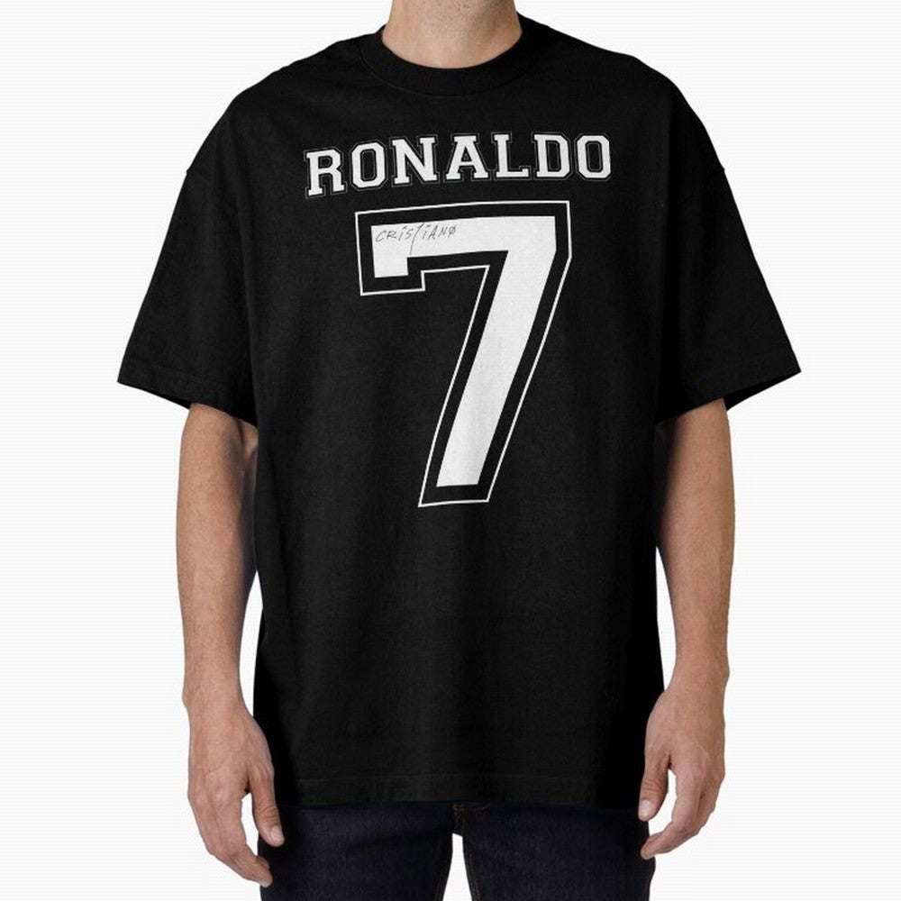 cristiano ronaldo Oversized T-Shirt Live for the Drama of FIFA World Cup 2026 USA Canada Mexico Capturing Haaland and Mbappe, Portugal, Spain and Germany Energy, Football Festival Excitement, Trophy Ambitions, Country Rivalries and Star Player
