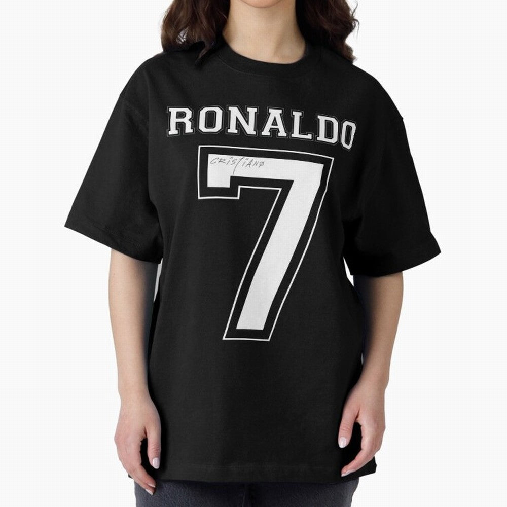 cristiano ronaldo Oversized T-Shirt Live for the Drama of FIFA World Cup 2026 USA Canada Mexico Capturing Haaland and Mbappe, Portugal, Spain and Germany Energy, Football Festival Excitement, Trophy Ambitions, Country Rivalries and Star Player