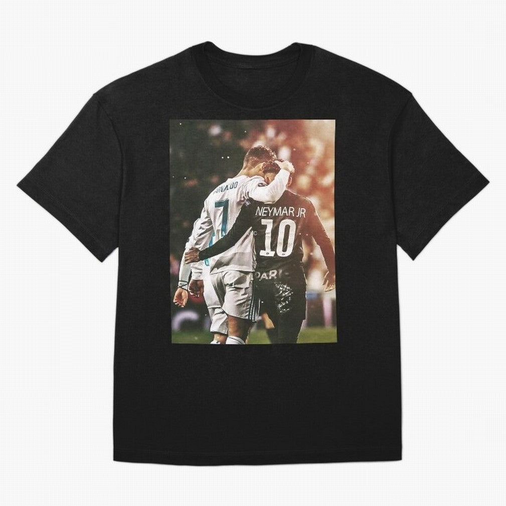 CR7 N Neymar Oversized T-Shirt Celebrate Football Heritage in FIFA World Cup 2026 for Fans of Neymar and Argentina, France and Brazil, Bringing Football Passion, Legendary Performances, Festival Vibes and Supporter Community; Ideal for Fans Who