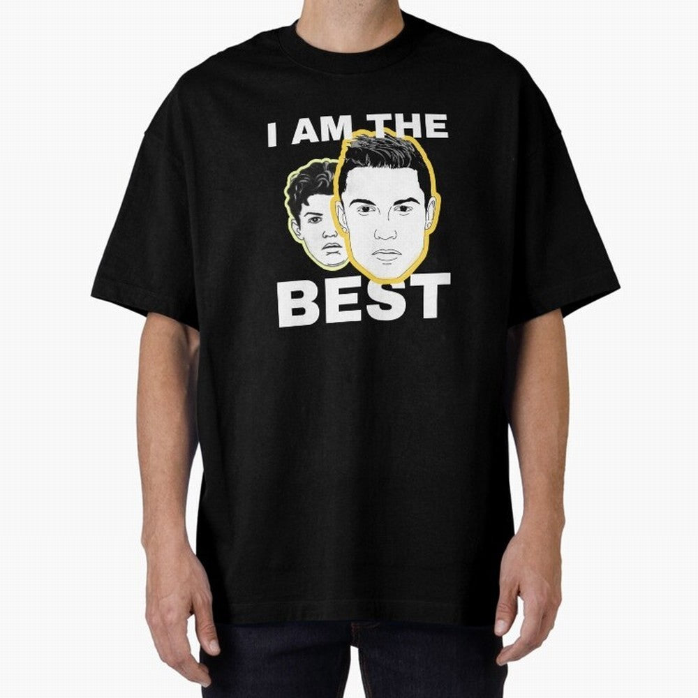 Cristiano Ronaldo - I Am The Best. Oversized T-Shirt Cheer through Every Moment of Match Day Hype around FIFA World Cup 2026 USA Canada Mexico, CR7 and Messi, France and Portugal, Stadium Chants, National Pride, Trophy Dreams and Unforgettable