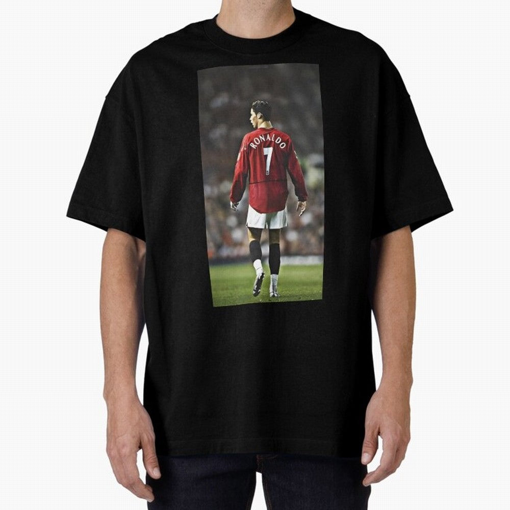 Cr7 Oversized T-Shirt Feel the Trophy Chase of Match Day Hype around FIFA World Cup 2026 Group Stage, Messi, Neymar and Mbappe, Spain, Championship Spirit, Famous Goals, Roaring Crowds and International Football Unity; Ideal for Fans Who Follow