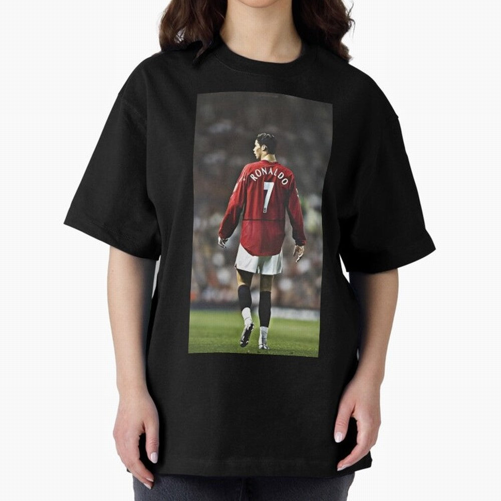 Cr7 Oversized T-Shirt Feel the Trophy Chase of Match Day Hype around FIFA World Cup 2026 Group Stage, Messi, Neymar and Mbappe, Spain, Championship Spirit, Famous Goals, Roaring Crowds and International Football Unity; Ideal for Fans Who Follow