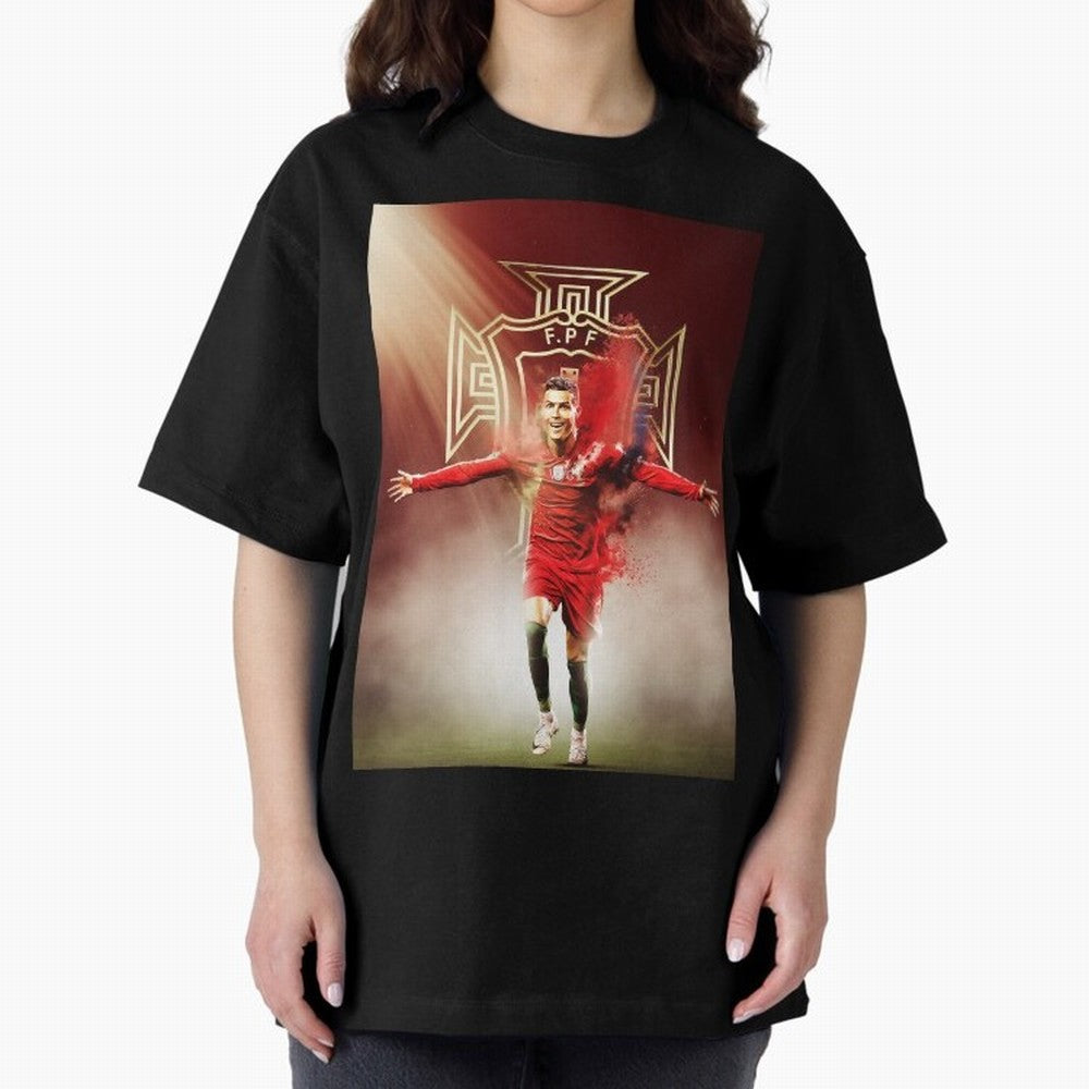 Cristiano Ronaldo Cr7 legend of his country , Ronaldo Gifts, Ronaldo Best Selling Oversized T-Shirt Celebrate Classic Football Spirit in Global Football Passion for FIFA World Cup 2026 USA Canada Mexico, with Haaland, Argentina, France and Brazil,