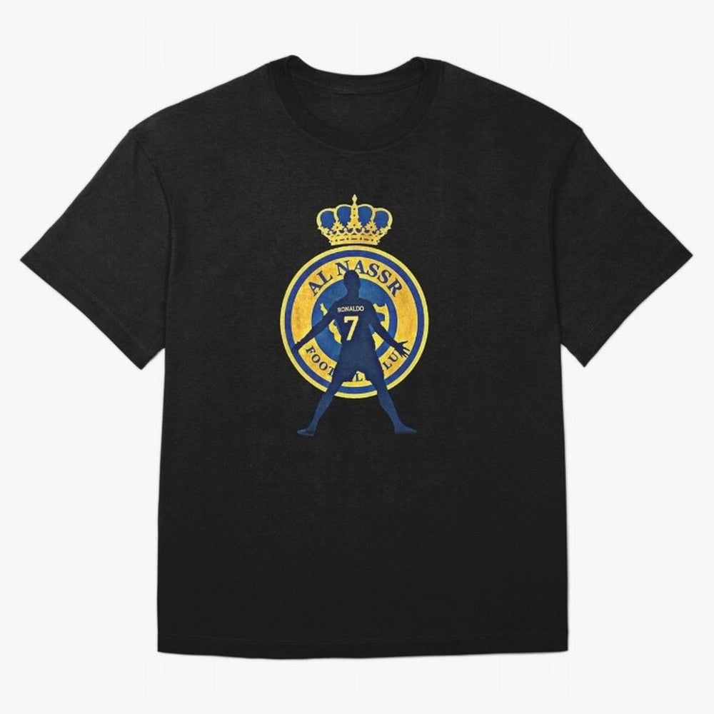 Cristiano Ronaldo T-shirt at Al-Nasr Saudi Club Oversized T-Shirt Show Passion for the Stars of FIFA World Cup 2026 for Fans of Mbappe and Neymar and Argentina, France and Brazil, Bringing Game Day Rituals, Football Legends, Country Pride and the