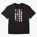 Cristiano Ronaldo Football Shirt Oversized T-Shirt Turn Up for FIFA World Cup 2026 Spirit, Centered on Argentina, Cristiano Ronaldo, Vintage Soccer Flavor, Modern Football Stars, National Flags and Final Night Emotion; Created for Match Day