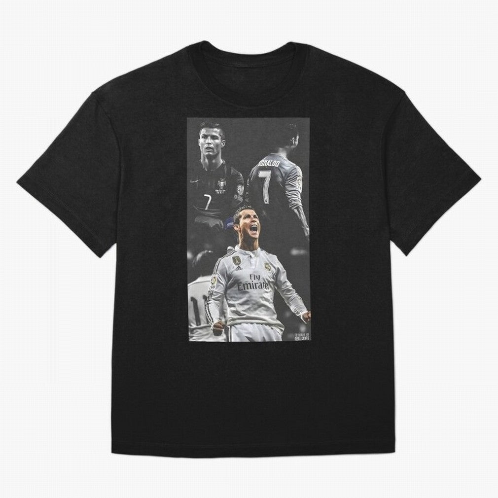 Cristiano Ronaldo CR7 Football Art Poster Oversized T-Shirt Celebrate the Road through Match Day Hype around FIFA World Cup 2026 USA Canada Mexico, Cristiano Ronaldo, Germany, Tournament Hype, Historic Matchups, Family Viewing Parties and Global