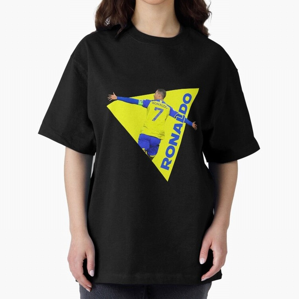 Cristiano Ronaldo Oversized T-Shirt Feel the Trophy Chase of the FIFA World Cup 2026 Group Stage Journey through Haaland and Mbappe Highlights, England, France and Netherlands Pride, Vintage Soccer Flavor, Modern Football Stars, National Flags and