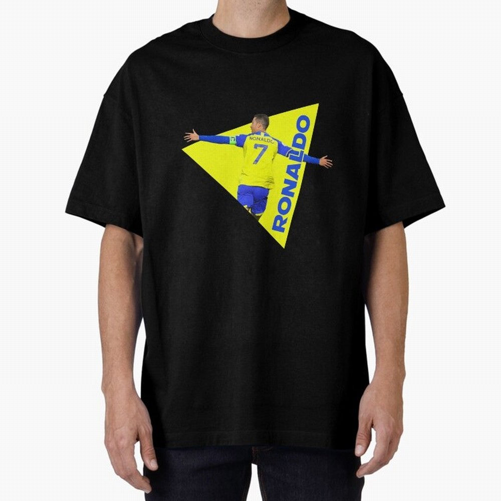 Cristiano Ronaldo Oversized T-Shirt Feel the Trophy Chase of the FIFA World Cup 2026 Group Stage Journey through Haaland and Mbappe Highlights, England, France and Netherlands Pride, Vintage Soccer Flavor, Modern Football Stars, National Flags and