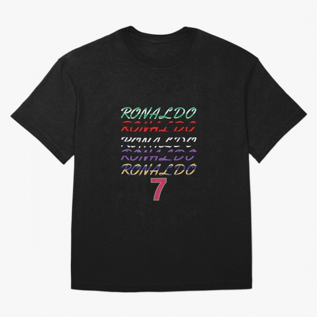 LOVE CR7 RONALDO - ALL CAREER Oversized T-Shirt Wear the Spirit of FIFA World Cup 2026 Driven by Messi and Cristiano Ronaldo, England, France and Netherlands Energy, Football History, Final Match Energy, Crowd Noise and Once in a Lifetime Moments;