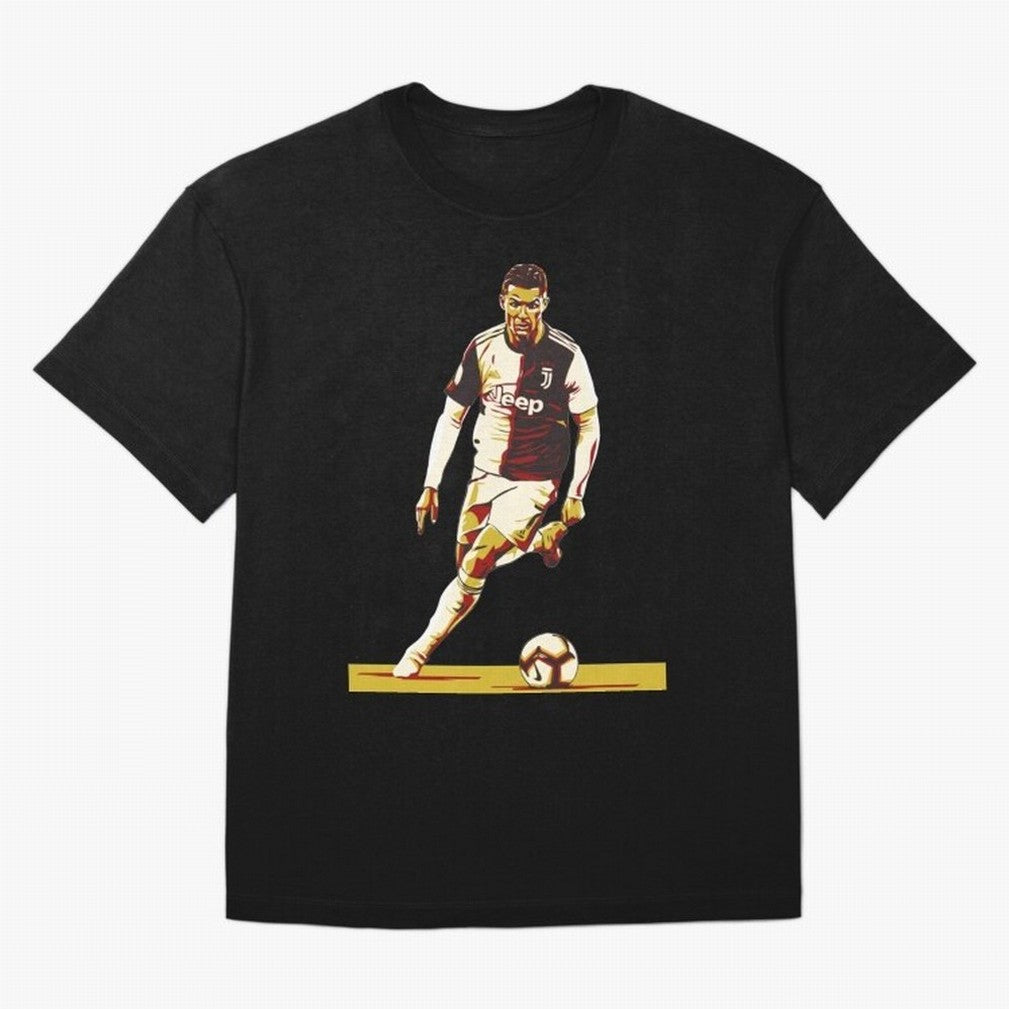 Cristiano Ronaldo Ronaldo Oversized T-Shirt Capture Stadium Memories from Global Football Passion for FIFA World Cup 2026 Group Stage, Capturing Haaland and Mbappe, Brazil, Portugal and Argentina, Vintage Soccer Flavor, Modern Football Stars,