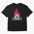 Football Player Design Oversized T-Shirt Stand with FIFA World Cup 2026 USA Canada Mexico Spirit, Connected to France and Portugal, Messi, Neymar and Mbappe, Vintage Soccer Flavor, Modern Football Stars, National Flags and Final Night Emotion; Made