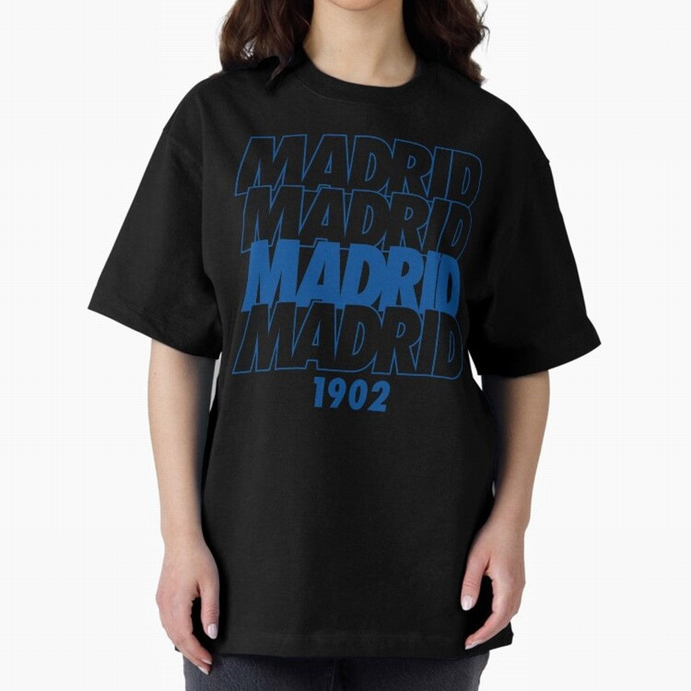Real Madrid Oversized T-Shirt Represent the Passion of Global Football Passion for FIFA World Cup 2026 USA Canada Mexico, Inspired by Messi, Neymar and Mbappe, England and Germany, Championship Spirit, Famous Goals, Roaring Crowds and International