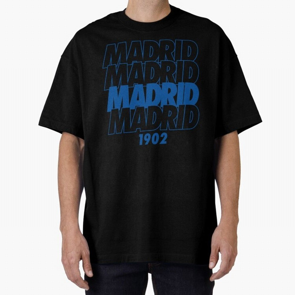 Real Madrid Oversized T-Shirt Represent the Passion of Global Football Passion for FIFA World Cup 2026 USA Canada Mexico, Inspired by Messi, Neymar and Mbappe, England and Germany, Championship Spirit, Famous Goals, Roaring Crowds and International