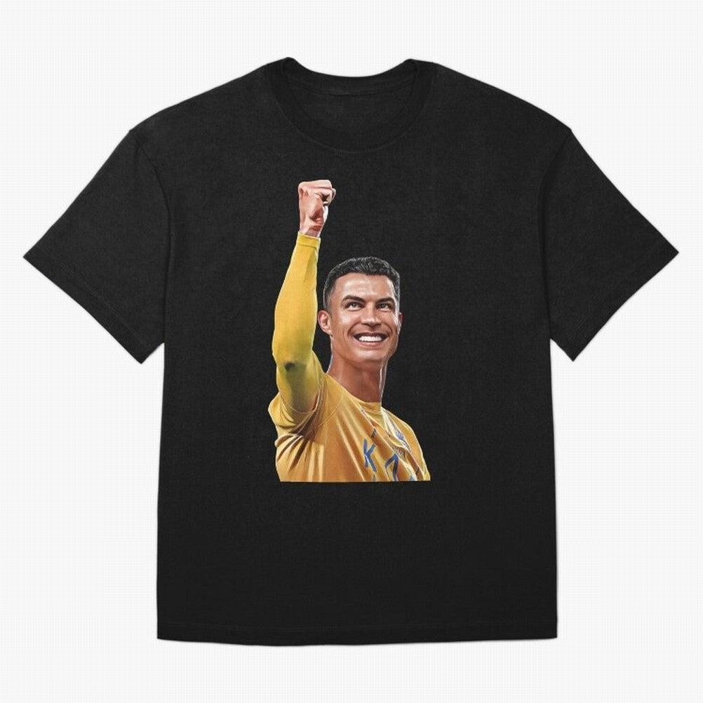Cristiano Ronaldo - CR 7 Celebration Oversized T-Shirt Make Your Look Match the FIFA World Cup 2026 Group Stage Journey through Mbappe and Neymar Highlights, Germany Pride, Football Passion, Legendary Performances, Festival Vibes and Supporter