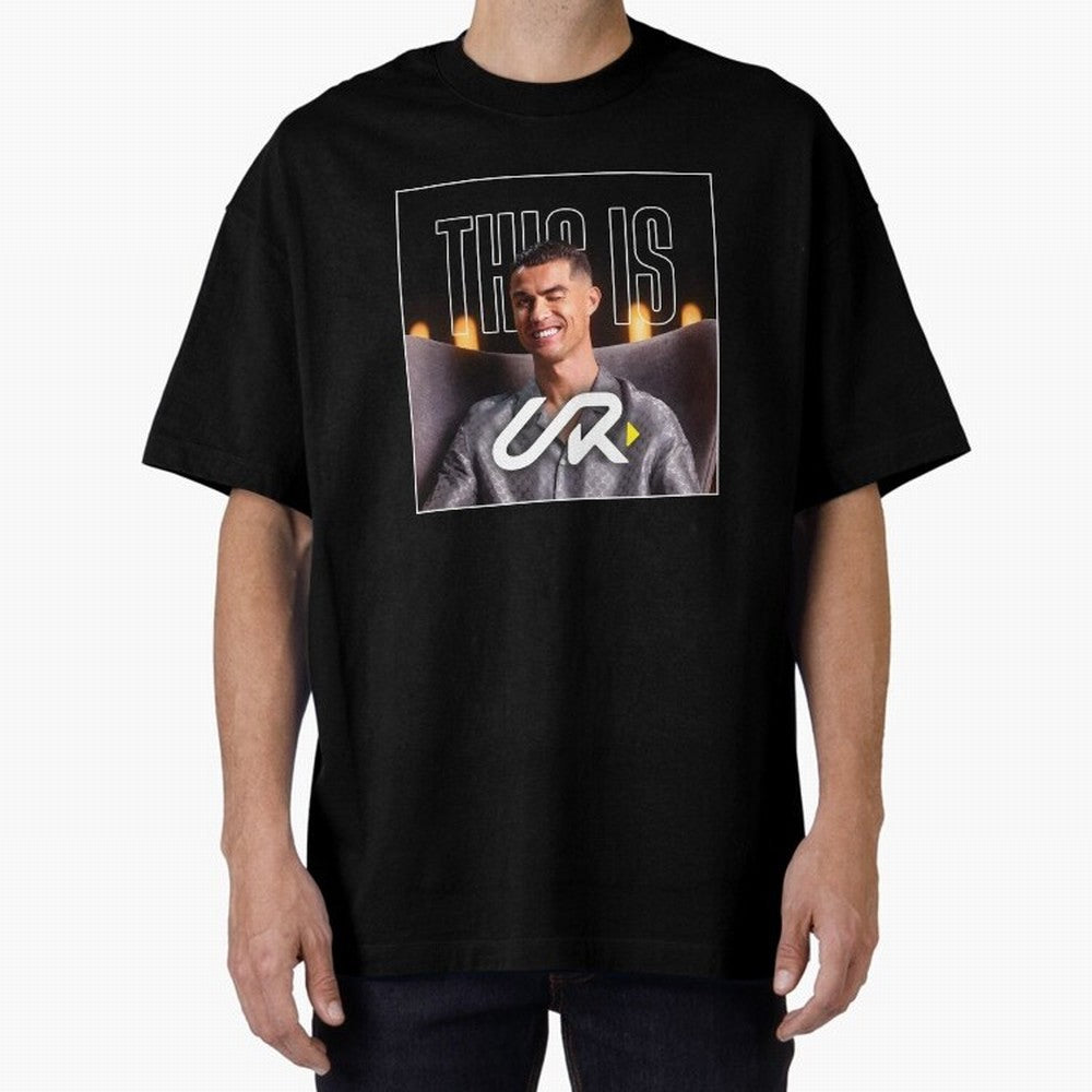 UR Cristiano Yt Oversized T-Shirt Bring World Football Passion into Match Day Hype around FIFA World Cup 2026, CR7, Netherlands, Stadium Memories, Football Loyalty, International Chants and Championship Tradition; Great for Supporters Who Love