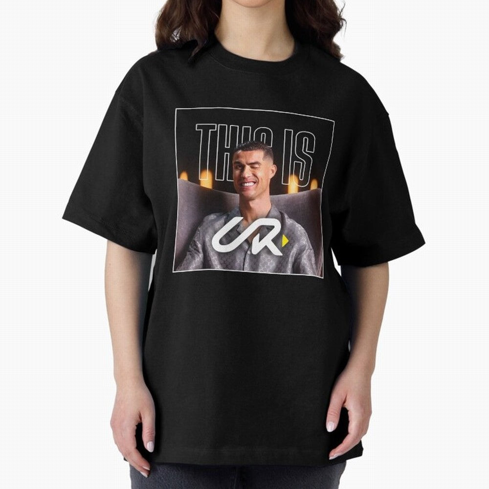 UR Cristiano Yt Oversized T-Shirt Bring World Football Passion into Match Day Hype around FIFA World Cup 2026, CR7, Netherlands, Stadium Memories, Football Loyalty, International Chants and Championship Tradition; Great for Supporters Who Love