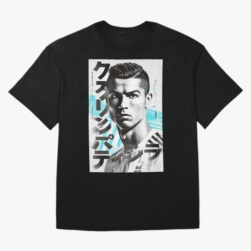 Cristiano Japanese Poster Oversized T-Shirt Fuel Global Football Passion for FIFA World Cup 2026, Made for Neymar, Netherlands, Football History, Final Match Energy, Crowd Noise and Once in a Lifetime Moments; Perfect for Fans, Collectors, Family