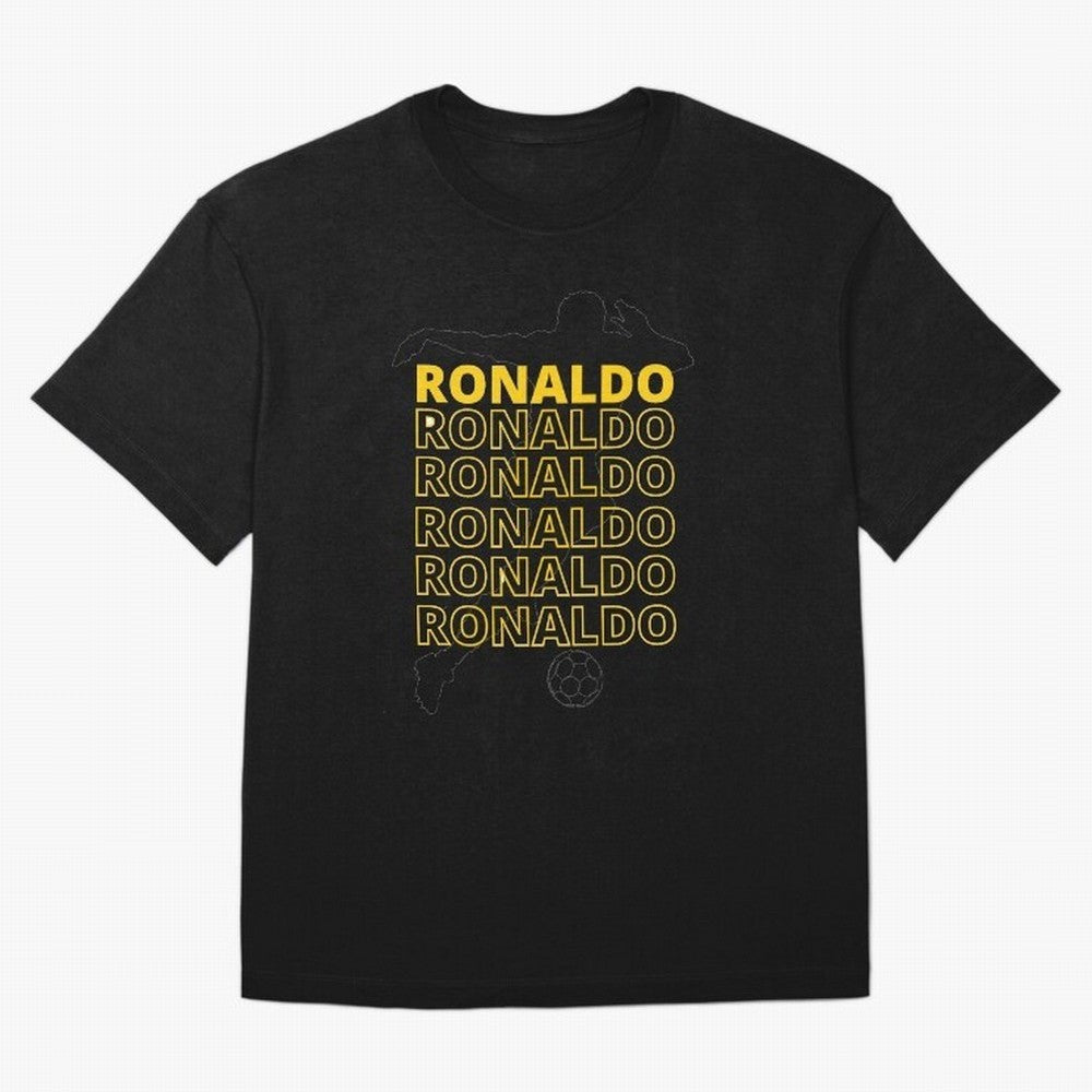 Ronaldo Oversized T-Shirt Follow Every Goal of FIFA World Cup 2026 Group Stage for Fans of Neymar and Brazil, Portugal and Argentina, Bringing Championship Spirit, Famous Goals, Roaring Crowds and International Football Unity; Perfect for