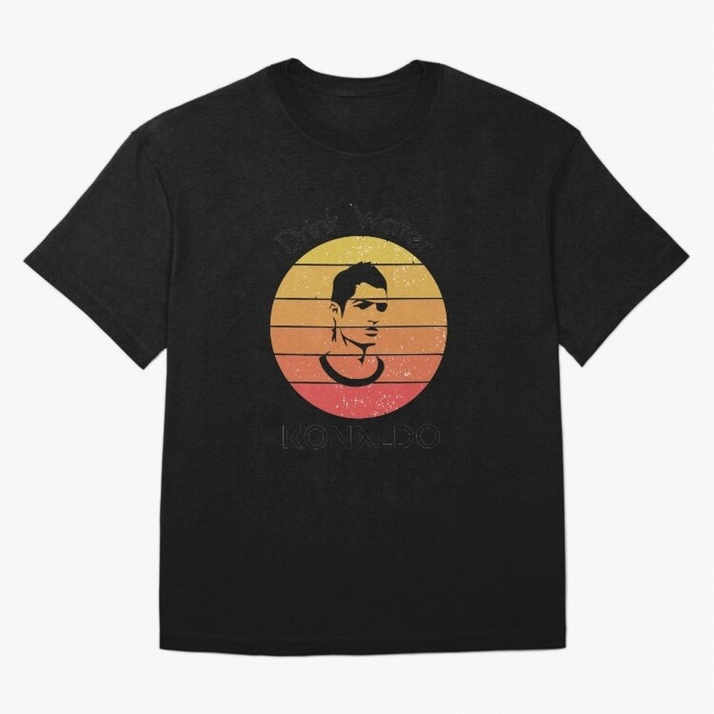 drink water ronaldo Oversized T-Shirt Embrace FIFA World Cup 2026 Spirit, Highlighting Argentina, Haaland, Global Supporter Spirit, Legendary Goals, National Colors and Tournament Celebration; Ideal for Passionate Fans Who Love Underdog Stories,