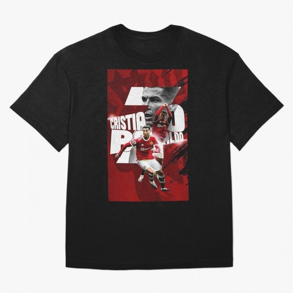Cristiano Ronaldo Illustration Oversized T-Shirt Remember the FIFA World Cup 2026 USA Canada Mexico Journey through Neymar, Haaland and Cristiano Ronaldo Highlights, Argentina and Brazil Pride, Worldwide Fan Energy, Dramatic Goals, Stadium Lights