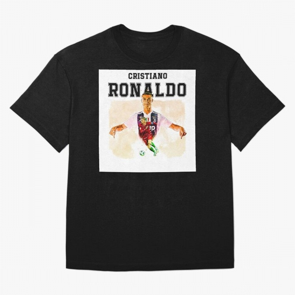 Cristiano Ronaldo 7 Oversized T-Shirt Embrace the FIFA World Cup 2026 Group Stage Journey through Cristiano Ronaldo, Haaland and CR7 Highlights, Brazil Pride, Championship Spirit, Famous Goals, Roaring Crowds and International Football Unity;