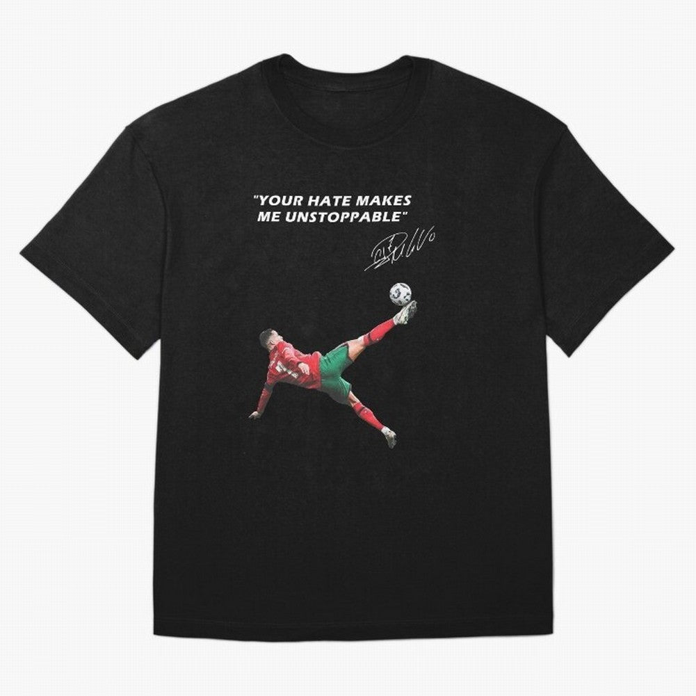 Cristiano Ronaldo Footballer Oversized T-Shirt Relive the Noise and Pride of the FIFA World Cup 2026 Journey through Cristiano Ronaldo, Haaland and CR7 Highlights, France and Portugal Pride, Goal Celebration Energy, Supporter Heritage, Football