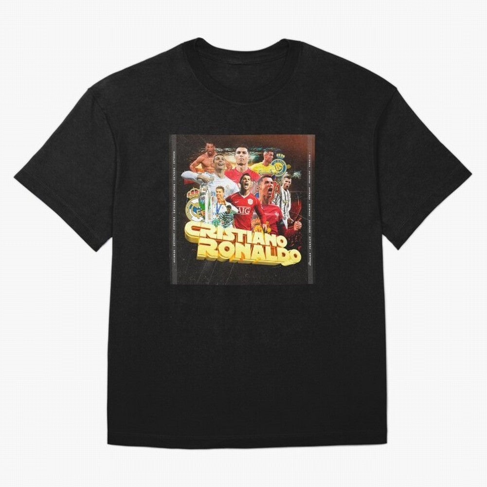 Cristiano Ronaldo Best of Career Oversized T-Shirt Celebrate Fan Culture around the FIFA World Cup 2026 USA Canada Mexico Journey through Neymar Highlights, England Pride, Match Day Excitement, Supporter Culture, Golden Goals and Global Football