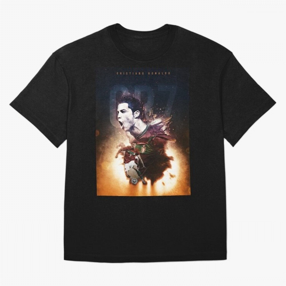 Cristiano Ronaldo 7 Oversized T-Shirt Join the Global Buzz around FIFA World Cup 2026 Group Stage Spirit, Featuring Spain, Haaland and Mbappe, Global Supporter Spirit, Legendary Goals, National Colors and Tournament Celebration; Great for