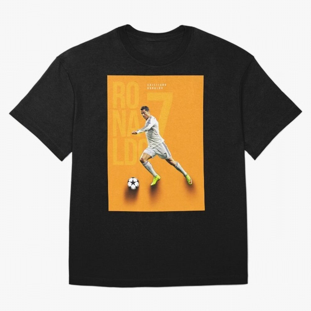 Cristiano Ronaldo 7 Oversized T-Shirt Support FIFA World Cup 2026 USA Canada Mexico for Fans of Messi, Neymar and Mbappe and France and Portugal, Bringing Sports Nostalgia, International Competition, Famous Players and Unforgettable Victories;