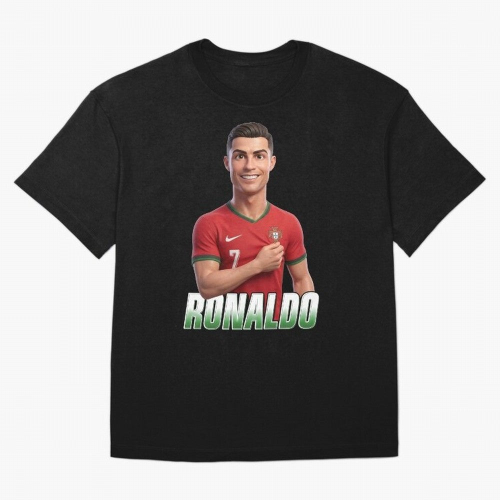 Ronaldo Oversized T-Shirt Bring Global Tournament Vibes to FIFA World Cup 2026 Spirit, Highlighting England, Mbappe, Match Day Excitement, Supporter Culture, Golden Goals and Global Football Passion; Ideal for Passionate Fans Who Love Underdog