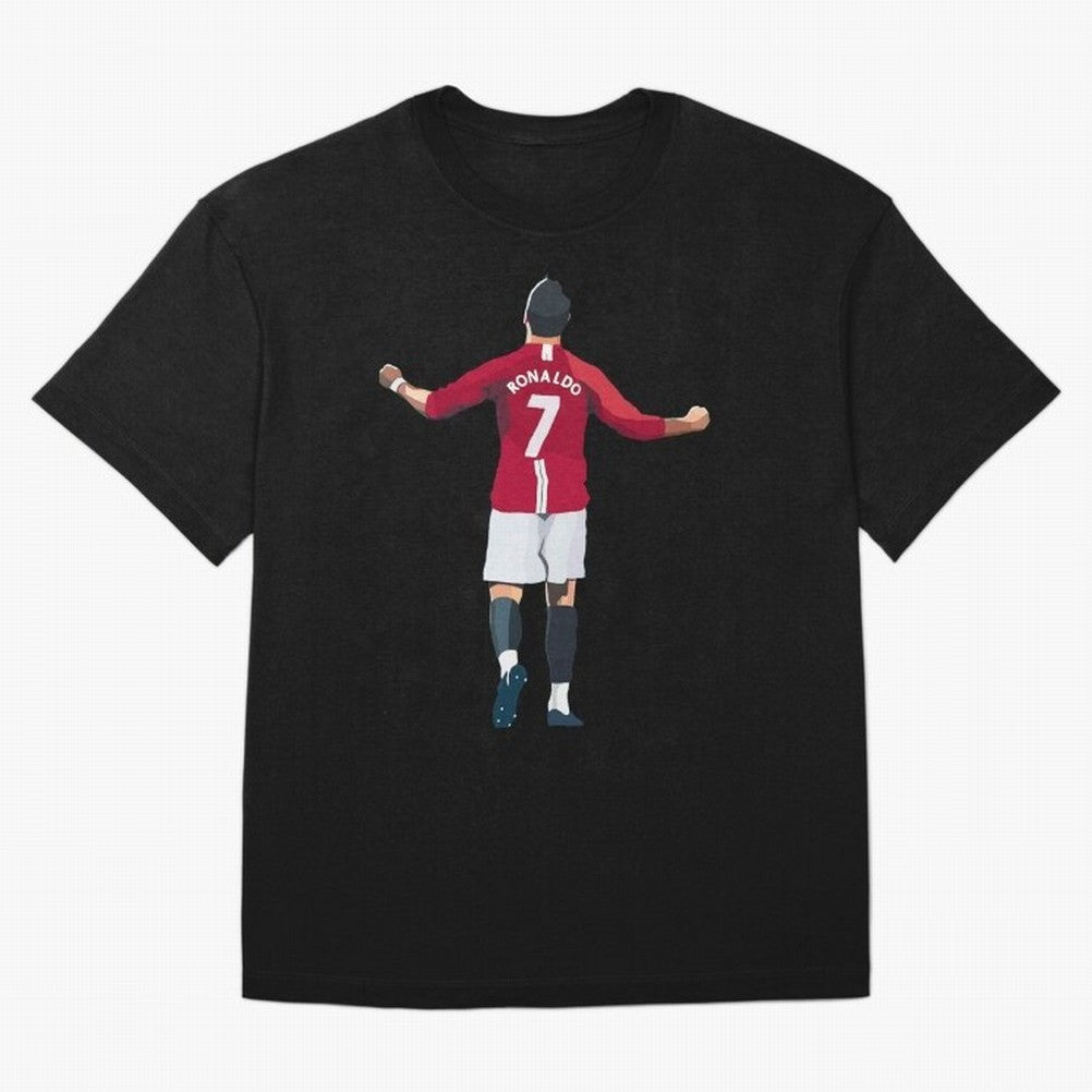Cristiano Ronaldo Active Oversized T-Shirt Live for the Drama of FIFA World Cup 2026 USA Canada Mexico Spirit, Inspired by Argentina, France and Brazil, CR7 and Messi, Retro Football Energy, Iconic Rivalries, Trophy Chase Drama and Stadium