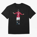 Cristiano Ronaldo Active Oversized T-Shirt Live for the Drama of FIFA World Cup 2026 USA Canada Mexico Spirit, Inspired by Argentina, France and Brazil, CR7 and Messi, Retro Football Energy, Iconic Rivalries, Trophy Chase Drama and Stadium