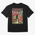 Ronaldo Oversized T-Shirt Bring Global Football Passion for FIFA World Cup 2026 USA Canada Mexico, Made for Mbappe and Neymar, Argentina, Fan Favorite Moments, National Team Passion, Big Match Drama and Soccer History; Ideal for Football Dads,