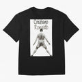 Cristiano Ronaldo Celebration Oversized T-Shirt Celebrate Fan Culture around Match Day Hype around FIFA World Cup 2026 Group Stage, Messi, Neymar and Mbappe, England, France and Netherlands, Football Passion, Legendary Performances, Festival Vibes