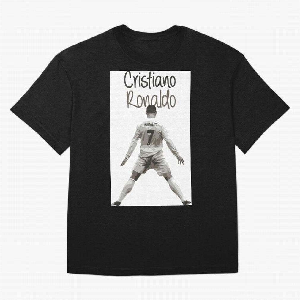 Cristiano Ronaldo Celebration Oversized T-Shirt Celebrate Fan Culture around Match Day Hype around FIFA World Cup 2026 Group Stage, Messi, Neymar and Mbappe, England, France and Netherlands, Football Passion, Legendary Performances, Festival Vibes