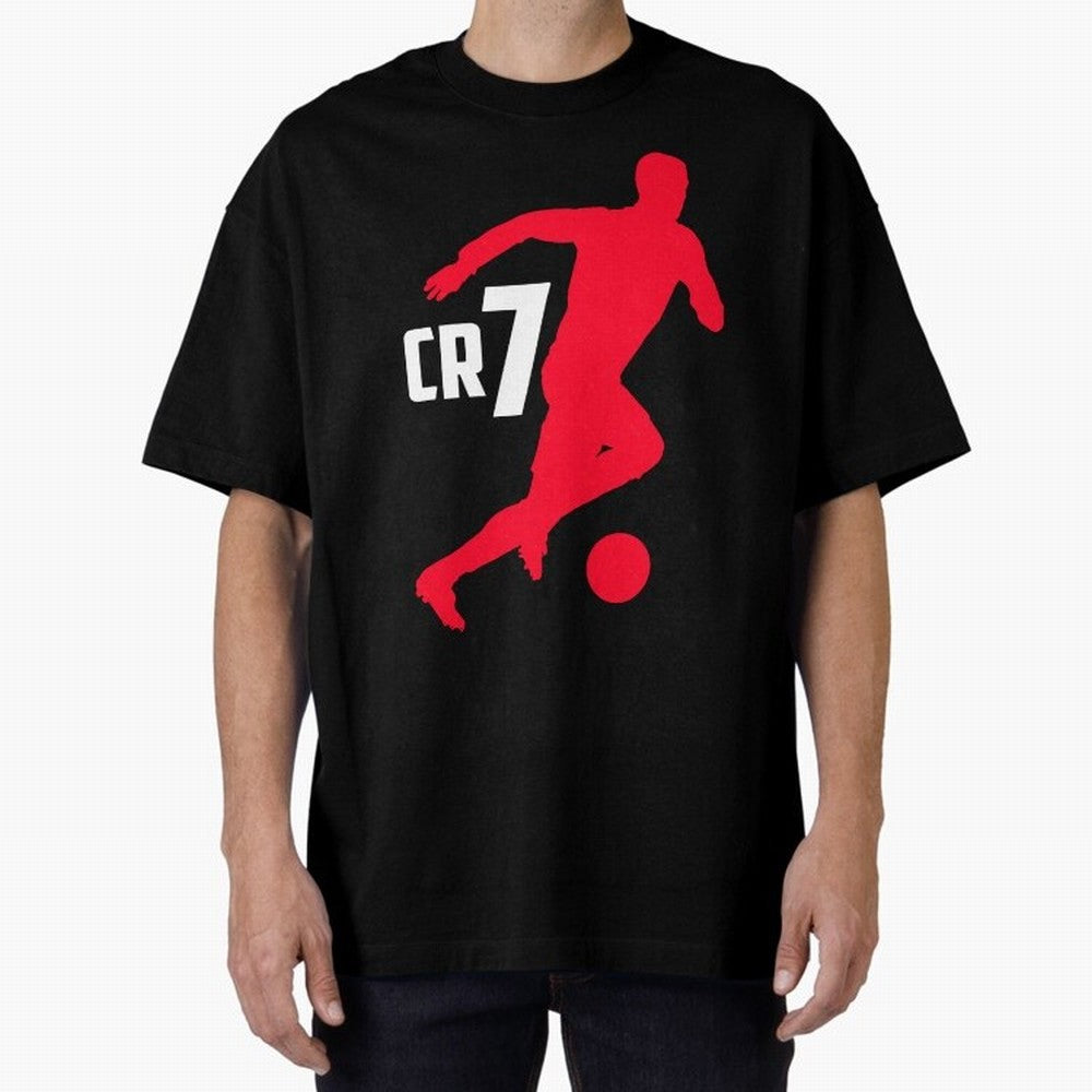 Cristiano Ronaldo Oversized T-Shirt Turn Football Passion into FIFA World Cup 2026 Spirit, Driven by England, Mbappe and Neymar, Soccer Culture, Superstar Moments, National Team Dreams and Competitive Fire; Perfect for People Who Love Argentina,