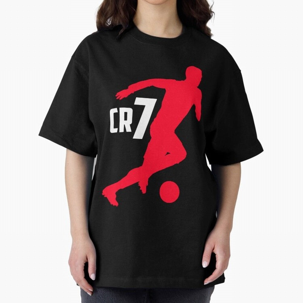 Cristiano Ronaldo Oversized T-Shirt Turn Football Passion into FIFA World Cup 2026 Spirit, Driven by England, Mbappe and Neymar, Soccer Culture, Superstar Moments, National Team Dreams and Competitive Fire; Perfect for People Who Love Argentina,