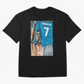 Cristiano Ronaldo Oversized T-Shirt Capture FIFA World Cup 2026 USA Canada Mexico Driven by CR7, Portugal Energy, Stadium Chants, National Pride, Trophy Dreams and Unforgettable Football Memories; Created for Match Day Parties, Soccer Gifts, Fan