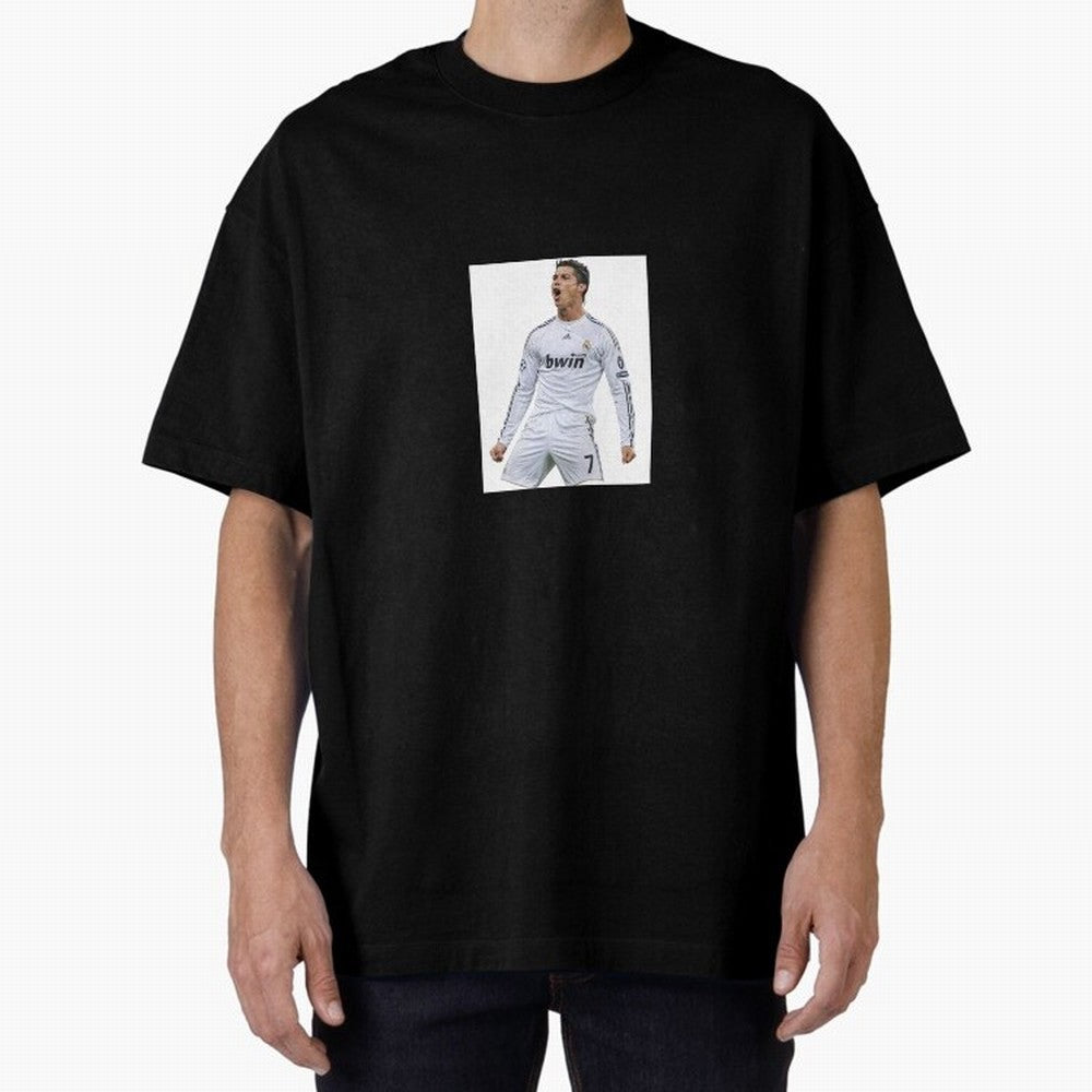 Cristiano Ronaldo 2009 real madrid cr7 Oversized T-Shirt Carry the Colors and Pride of FIFA World Cup 2026 USA Canada Mexico Connected to Mbappe and Neymar, Argentina Energy, Stadium Memories, Football Loyalty, International Chants and Championship