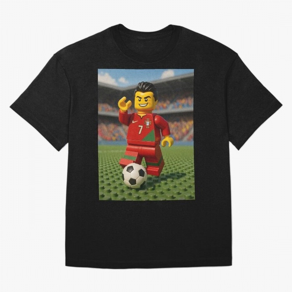 Block CR7 Oversized T-Shirt Honor Champions and Dreams in Global Football Passion for FIFA World Cup 2026 USA Canada Mexico, Centered on Haaland, Spain and Netherlands, Match Day Excitement, Supporter Culture, Golden Goals and Global Football