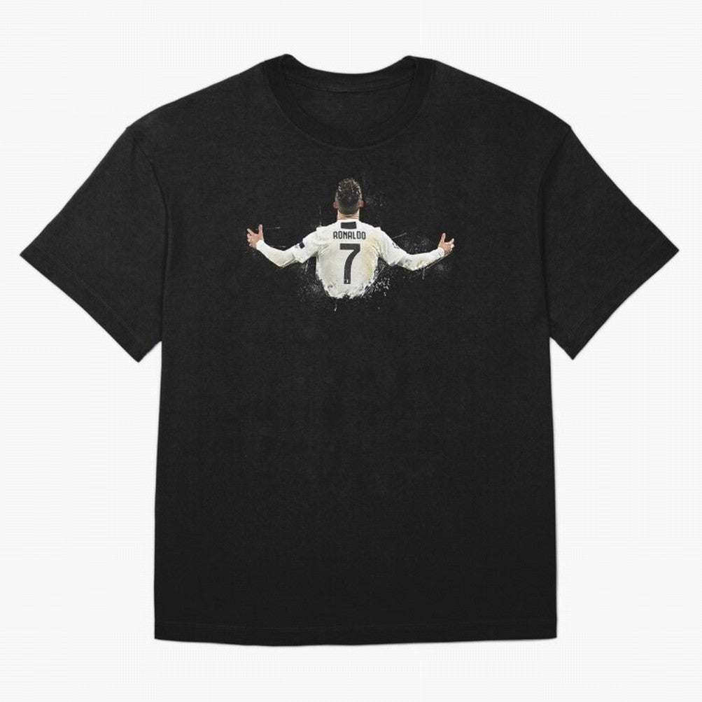 Cristiano Ronaldo Juventus Abstract Paintings Oversized T-Shirt Feel the Roar of Match Day Hype around FIFA World Cup 2026 Group Stage, Cristiano Ronaldo, Haaland and CR7, Portugal, Soccer Culture, Superstar Moments, National Team Dreams and
