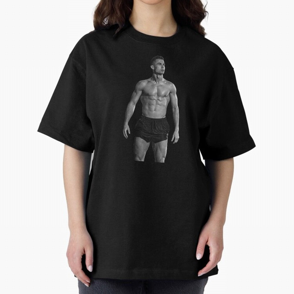 Cristiano Ronaldo Oversized T-Shirt Experience the Global Stage of FIFA World Cup 2026 Spirit, Highlighting Portugal, Spain and Germany, Messi, Game Day Rituals, Football Legends, Country Pride and the Road to the Final; Made for Collectors Who