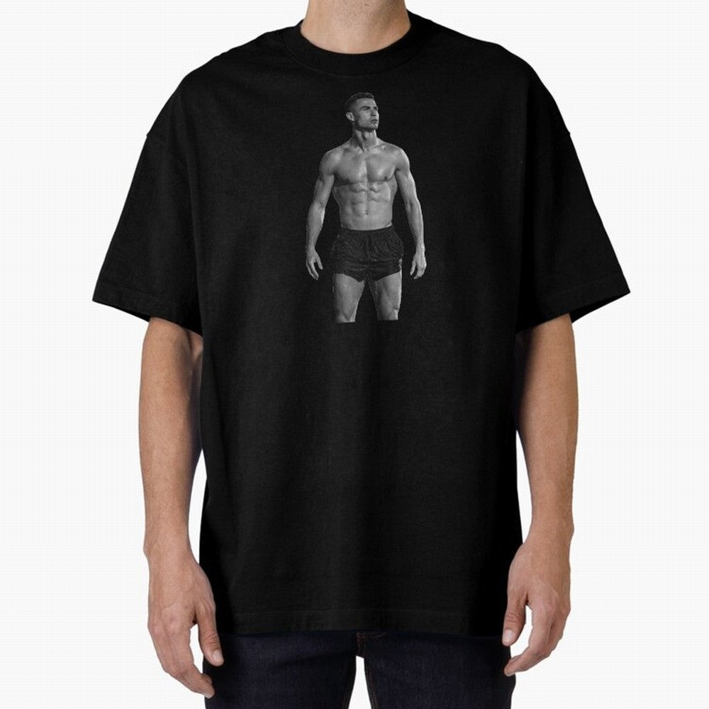 Cristiano Ronaldo Oversized T-Shirt Experience the Global Stage of FIFA World Cup 2026 Spirit, Highlighting Portugal, Spain and Germany, Messi, Game Day Rituals, Football Legends, Country Pride and the Road to the Final; Made for Collectors Who