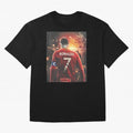 Cristiano Ronaldo Art iPad Case _amp_ Skin Oversized T-Shirt Feel International Energy from FIFA World Cup 2026 Inspired by Mbappe, Spain Energy, Soccer Culture, Superstar Moments, National Team Dreams and Competitive Fire; Great for Watch Parties,